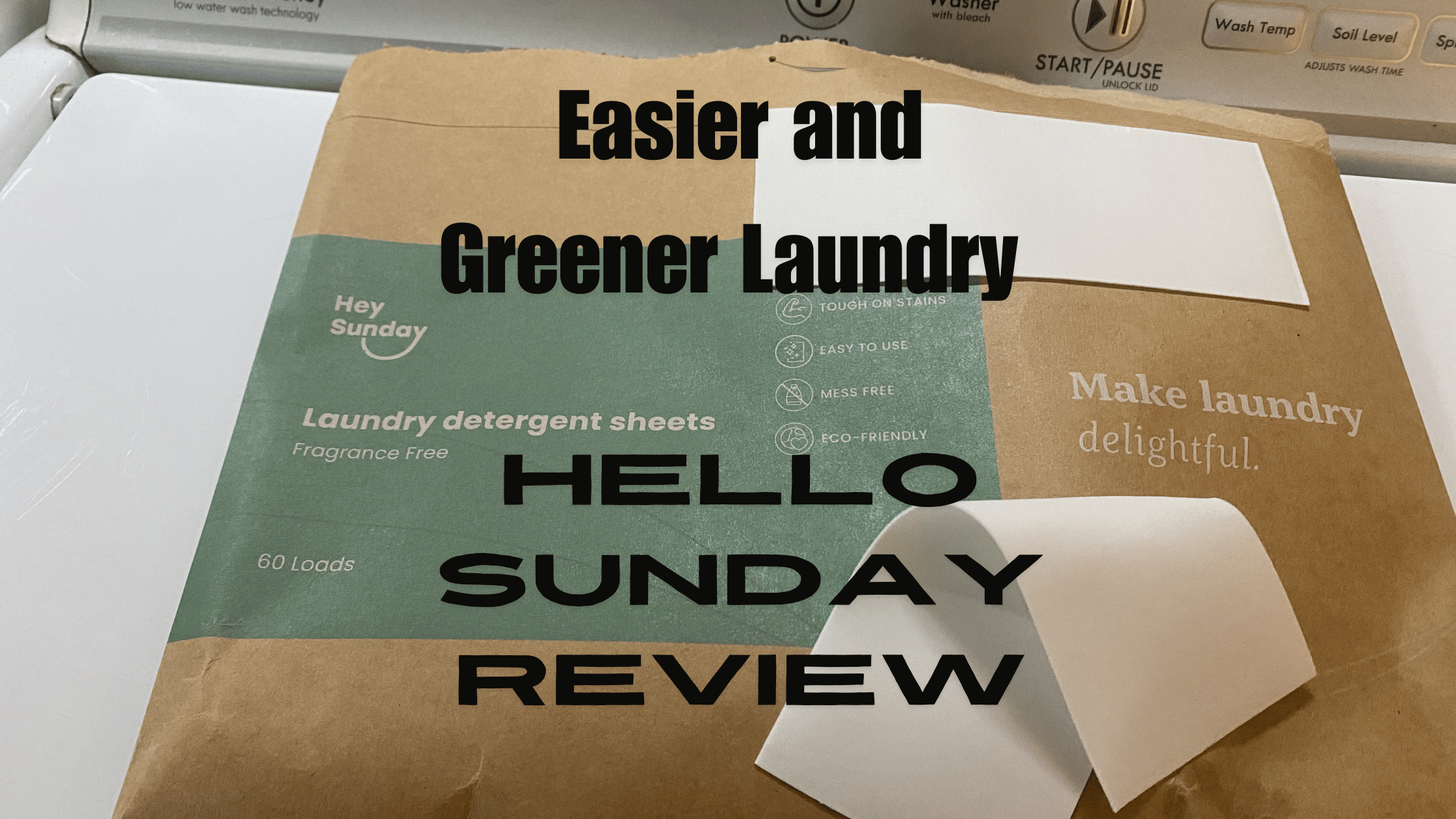 Hey Sunday Laundry Sheets: A Simple Solution For Easier And Greener ...